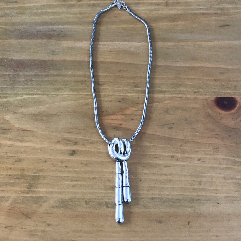 Monet knot necklace